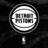 NBA Detroit Pistons Black Animal Print Moto E5 Play Skin